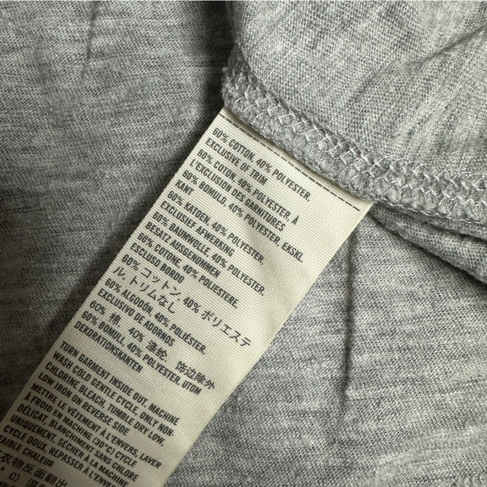 Hollister Vintage Y2K Bella Swan Babydoll twist Top small gray trendy T-shirt - Picture 8 of 8